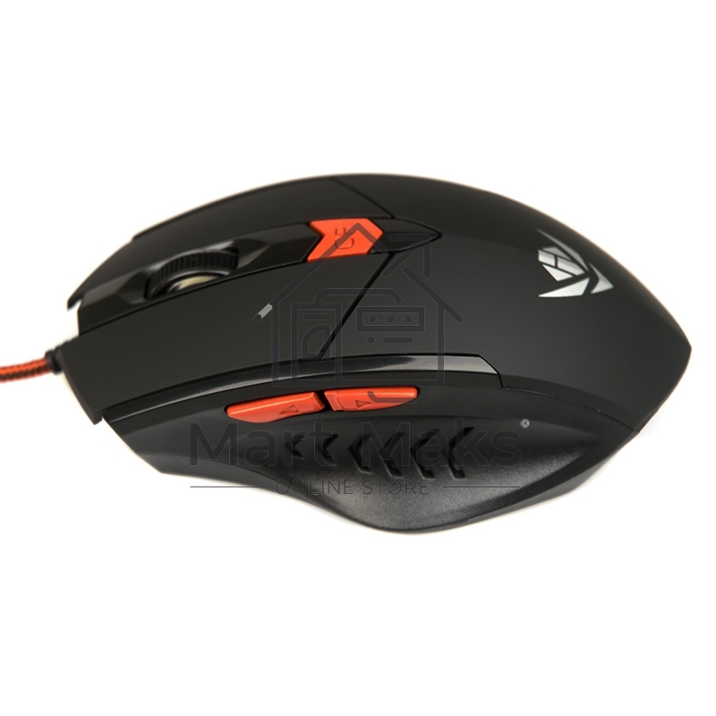 Мышь Dialog MOG-11U Nakatomi Gaming - 6 кнопок + ролик, USB,черная
