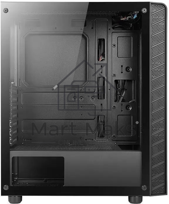 Компьютерный корпус Azza Prime 360E черный без БП ATX 5x120mm 2x140mm 2xUSB3.0 audio bott PSU
