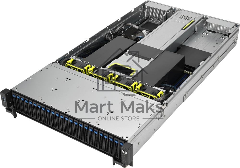Серверная платформа ASUS RS720-E11-RS24U/10G/2.6KW/24NVMe/OCP/GPU