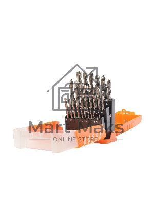 Набор сверл по металлу PATRIOT, HSS, 25 шт: 1,0-13,0 мм, в пластиковом боксе