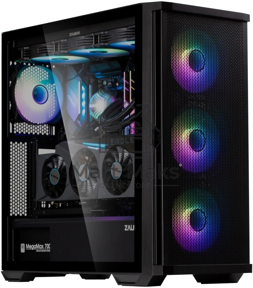 Компьютерный корпус ZALMAN Z10 DUO, ATX, BLACK, WINDOW, 2x3.5