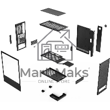 Компьютерный корпус ACD Citadel 108DB ATX, Type-C + 2 X USB ports + HD audio combo, Mesh, TG, черный