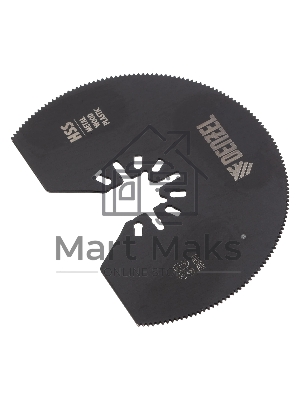 Насадка для МФИ Denzel отрезная полукруг., HSS, по металлу и дереву, 80 х 1,2 мм, мелкий зуб