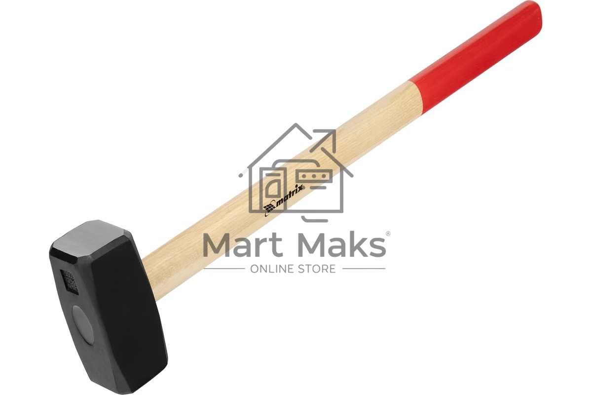 Кувалда Matrix 11032 5000 г, кованая головка, деревянная рукоятка 700 мм