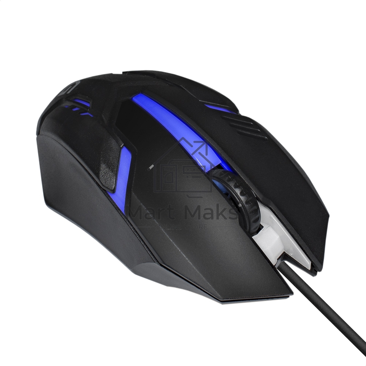 Комплект клавиатура+мышь ExeGate MK140 проводной, USB, 1000 DPI, чёрный/белый