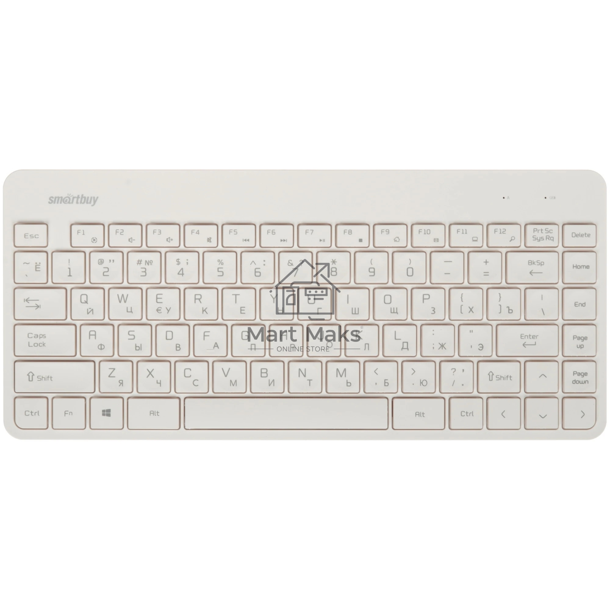 Комплект клавиатура+мышь Smartbuy 220349AG беспроводной, USB, 1600 DPI, белый