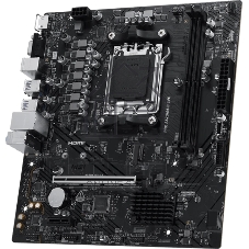 Материнская плата MSI PRO A620M-B EVO, AM5, AMD A620A, 2xDDR5, 2xSATA, 1xM.2, 1xPCIe 4.0 x16, 1xPCIe x1, 1xVGA, 1xHDMI, 1x2.5Gb LAN, 4xUSB-A 5Gbps, 2xUSB-A 2.0, 2xPS/2, 3x3.5 мм, 7.1, чёрный, mATX