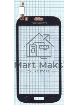 Сенсорное стекло (тачскрин) для Samsung Galaxy Grand Neo Duos GT-I9060, синее