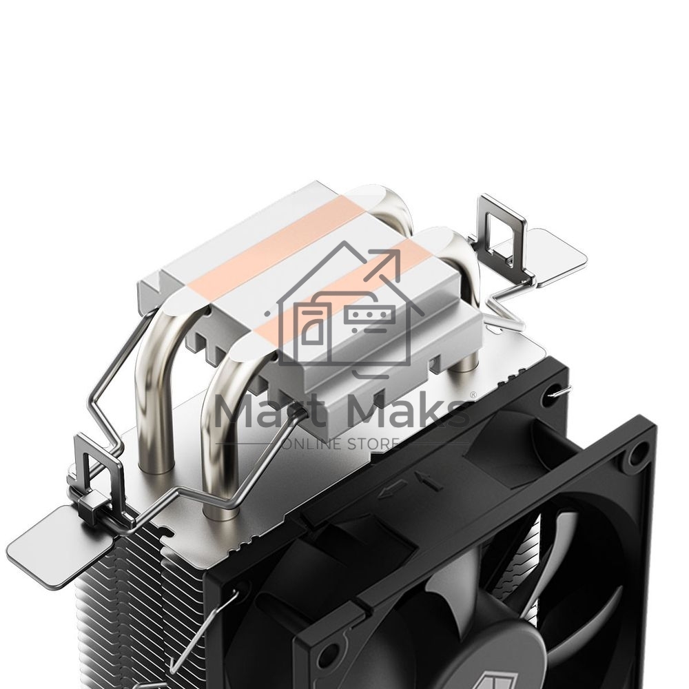 Кулер ID-COOLING SE-802-SD черный 80мм алюминий+медь 2200rpm 23db 3-pin 95W 116мм