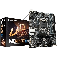 Материнская плата Gigabyte H410M H V2, LGA 1200, Intel H470, 2xDDR4, 4xSATA, 1xM.2, 1xPCI-E 3.0 x16, 2xPCI-E x1, 1xHDMI, 1xVGA, 1x 1Gb LAN, 2xUSB-A 3.2 Gen 1, 4xUSB-A 2.0, 3x3.5 мм, 7.1, Micro-ATX