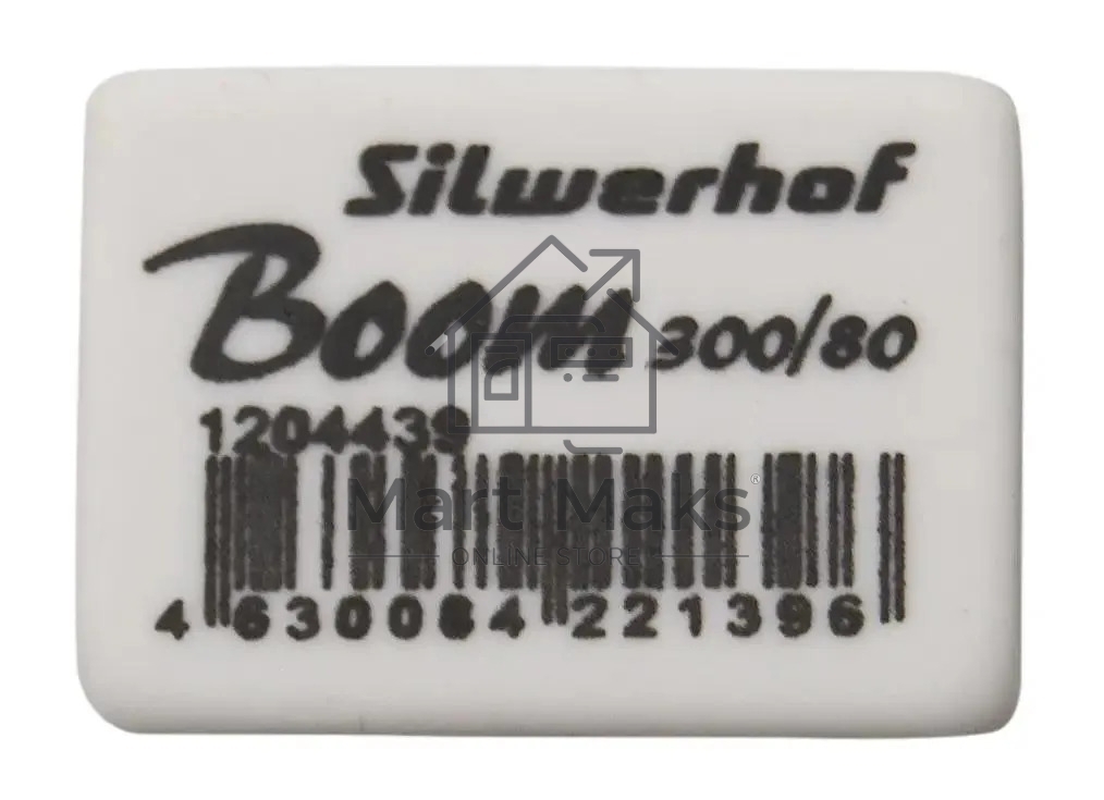 Ластик Silwerhof Boom 300/80 181146 26х18.5х8мм каучук термопластичный белый