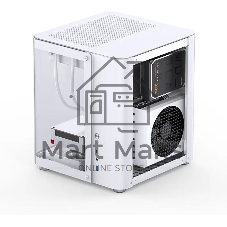 Компьютерный корпус без блока питания JONSBO TK-1, Mini-Tower, TG, no fan, 1xUSB-A 3.2 + 1xUSB-C 3.2, mATX, mITX White