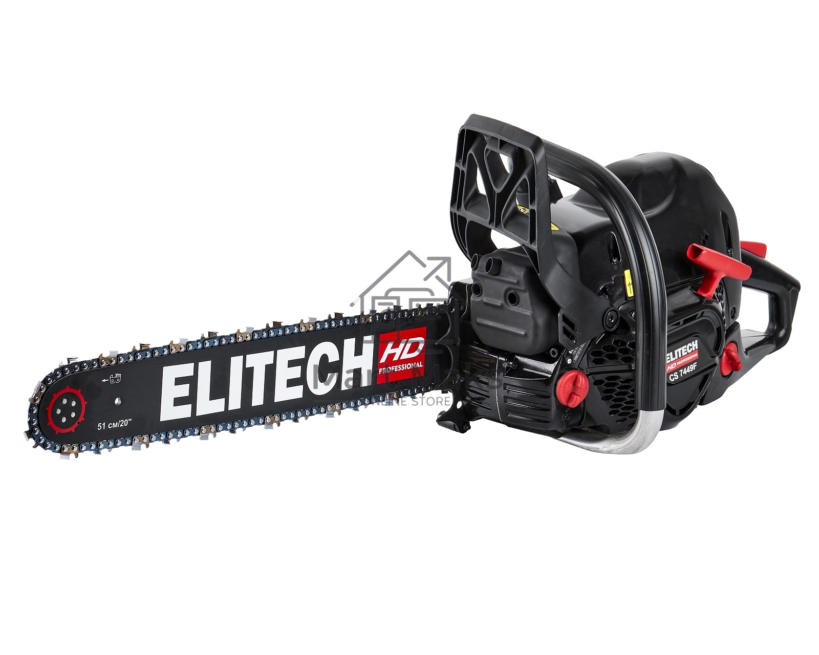Бензопила Elitech HD Professional CS 7449F 3600Вт 4.9л.с. дл.шины:20