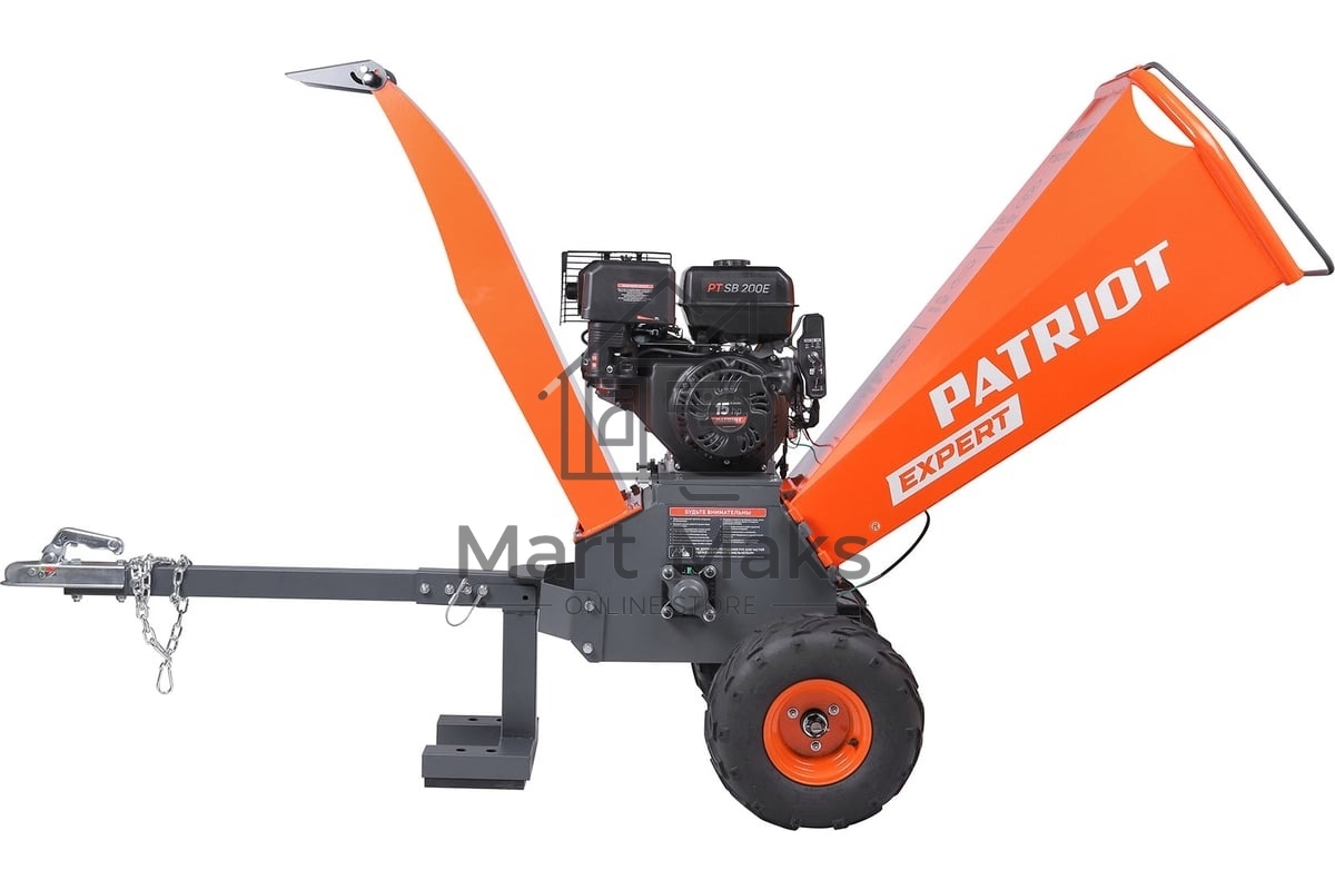 Измельчитель бензиновый PATRIOT PT SB200 E, 13л.с. электрозапуск, макс диаметр веток 100мм