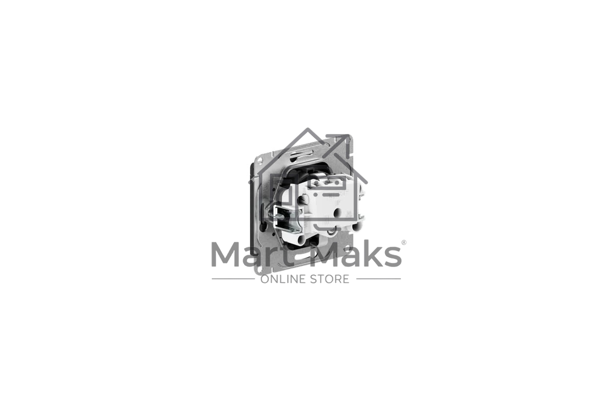 Механизм розетки EKF Эпика UP1-SOB-111-44 16А, IP44, с заземлением, со шторками, c крышкой, черный