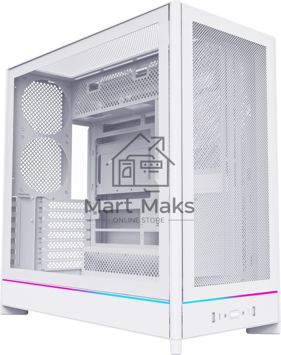 Компьютерный корпус Montech HS01 белый без БП ATX 2xUSB3.0 audio bott PSU