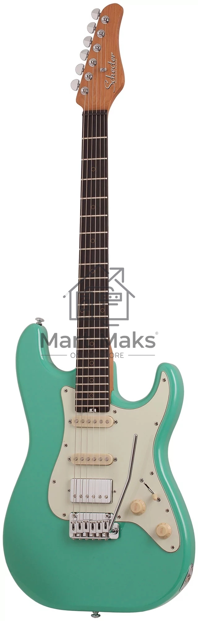 Электрогитара SCHECTER NICK JOHNSTON TRAD-HSS A. GREEN - электрогитара 6-струнная. 22 лада, корпус: ольха, гриф: обоженный клен, накладка черное дерево, на болтах, звукосниматели: HSS Schecter Diamond '78, 2x Schecter Diamond Nick Johnston Single Coil, р
