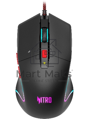 Мышь проводная Acer Nitro OMW301 черный, 7200 dpi, USB, кнопки - 6