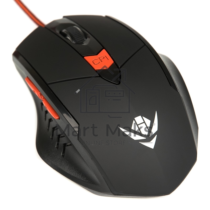 Мышь Dialog MOG-11U Nakatomi Gaming - 6 кнопок + ролик, USB,черная