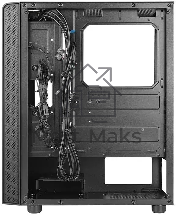 Компьютерный корпус Azza Prime 360E черный без БП ATX 5x120mm 2x140mm 2xUSB3.0 audio bott PSU