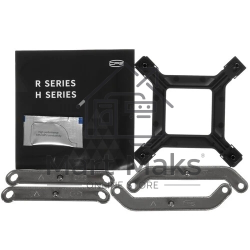 Кулер для процессора PCCooler R200 S115X/1200/1700/AM4/AM5 (TDP 110W, 90mm Non LED Fan, 2 тепловые трубки 6мм, 2200RPM, 28,3dBa)