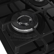 Газовая варочная поверхность Hotpoint HGS 62FD/BK, 4 конфорки, закаленное стекло, 9750 Вт
