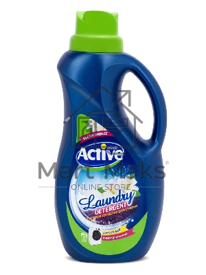 Гель-концентрат для стирки белья ACTIVE универсальный Clean Breeze Альпийские луга, 1500 мл, Green (511601111)