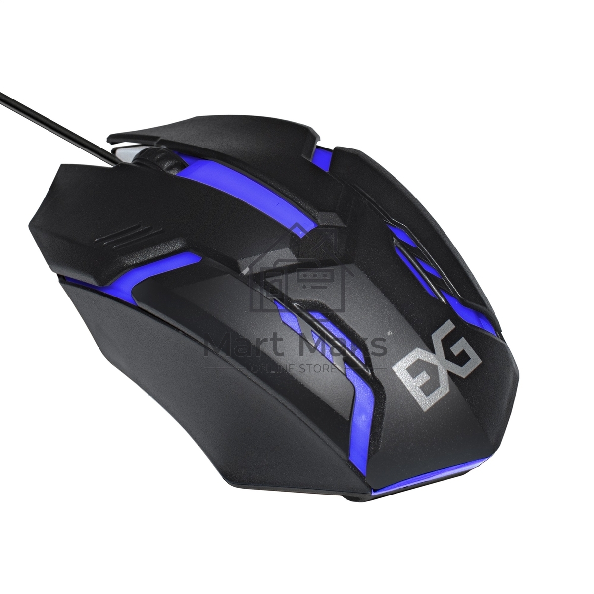 Комплект клавиатура+мышь ExeGate MK140 проводной, USB, 1000 DPI, чёрный/белый