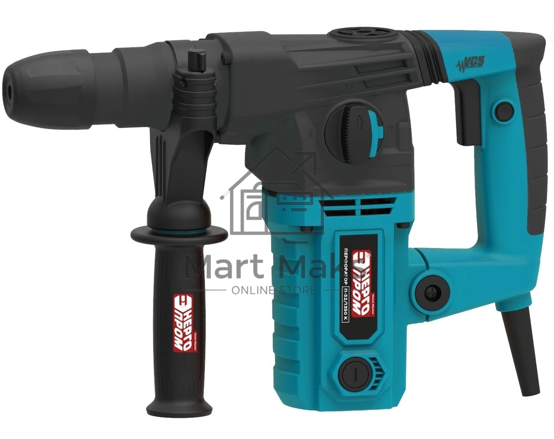 Перфоратор ЭНЕРГОПРОМ HOME MASTER П-32/1350К, SDS-plus, 1500 Вт, 6,7 Дж, от сети