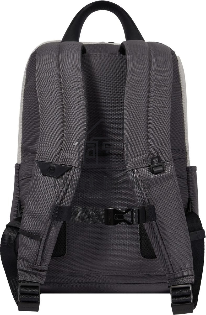 Рюкзак Piquadro Brief2 Special CA3214BR2S/GRN, нейлон/натур.кожа, серый/черный