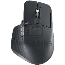 Мышь беспроводная Logitech MX Master 3s графитовый, 8000 dpi, радиоканал, Bluetooth, USB, кнопки - 7