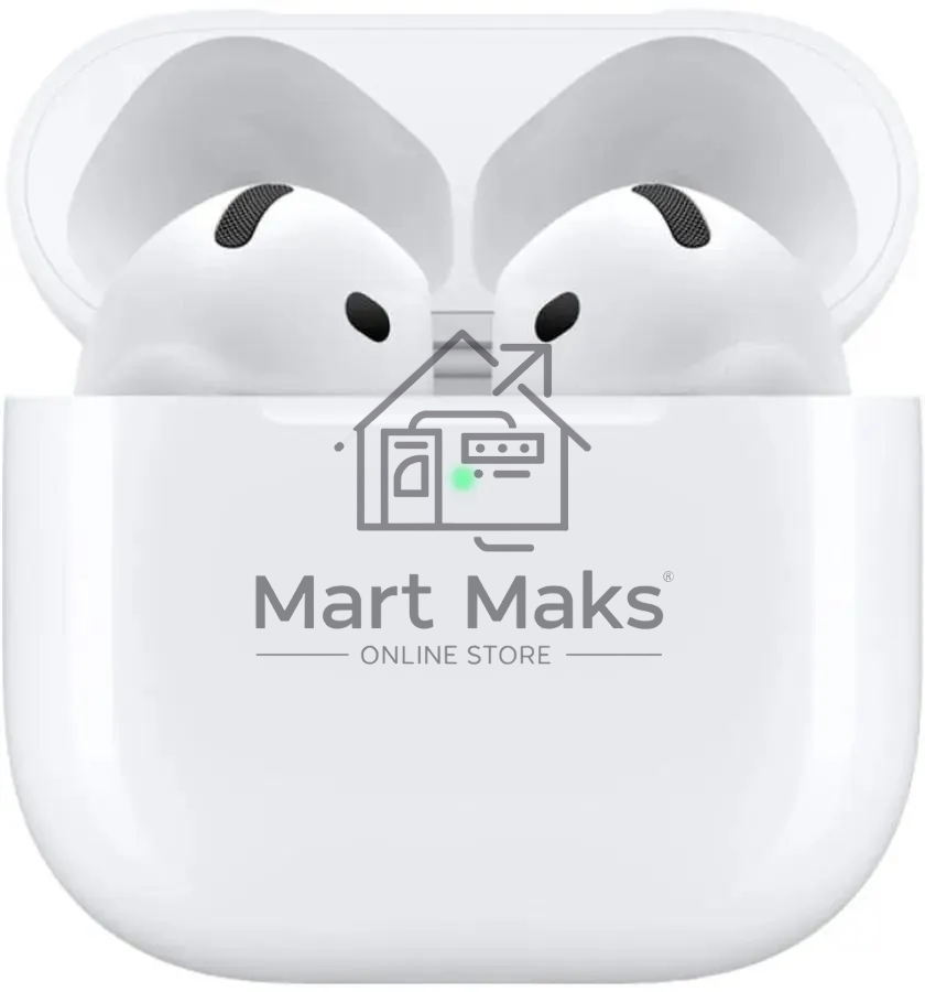 Гарнитура вкладыши Apple A3050 A3053 A3058 AirPods 4 белый беспроводные bluetooth в ушной раковине