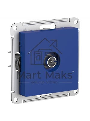 Антенна TV AtlasDesign коннектор механизм аквамарин SE ATN001193