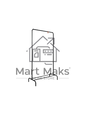 Вешалка гардеробная ЗМИ Радуга 1 черная ВНП 298 Ч