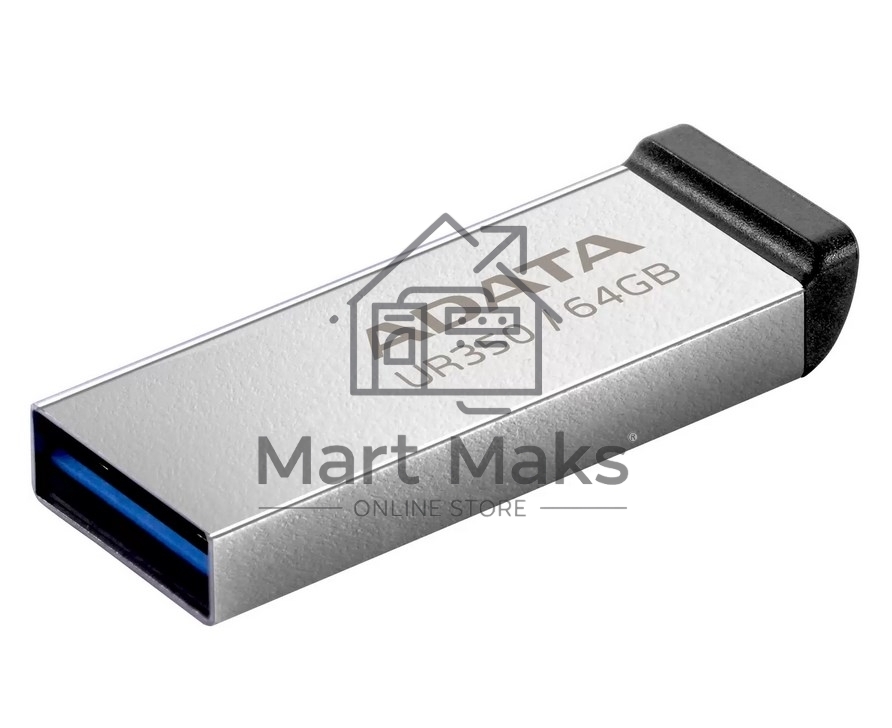Флешка USB R/W ADATA UR350-64G-RSR/BK USB3.2 64G черный