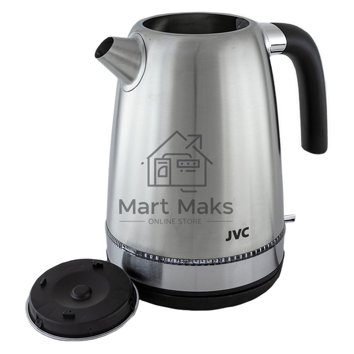 Чайник электрический JVC JK-KE1720 1,7 л, 2200 Вт, серебристый