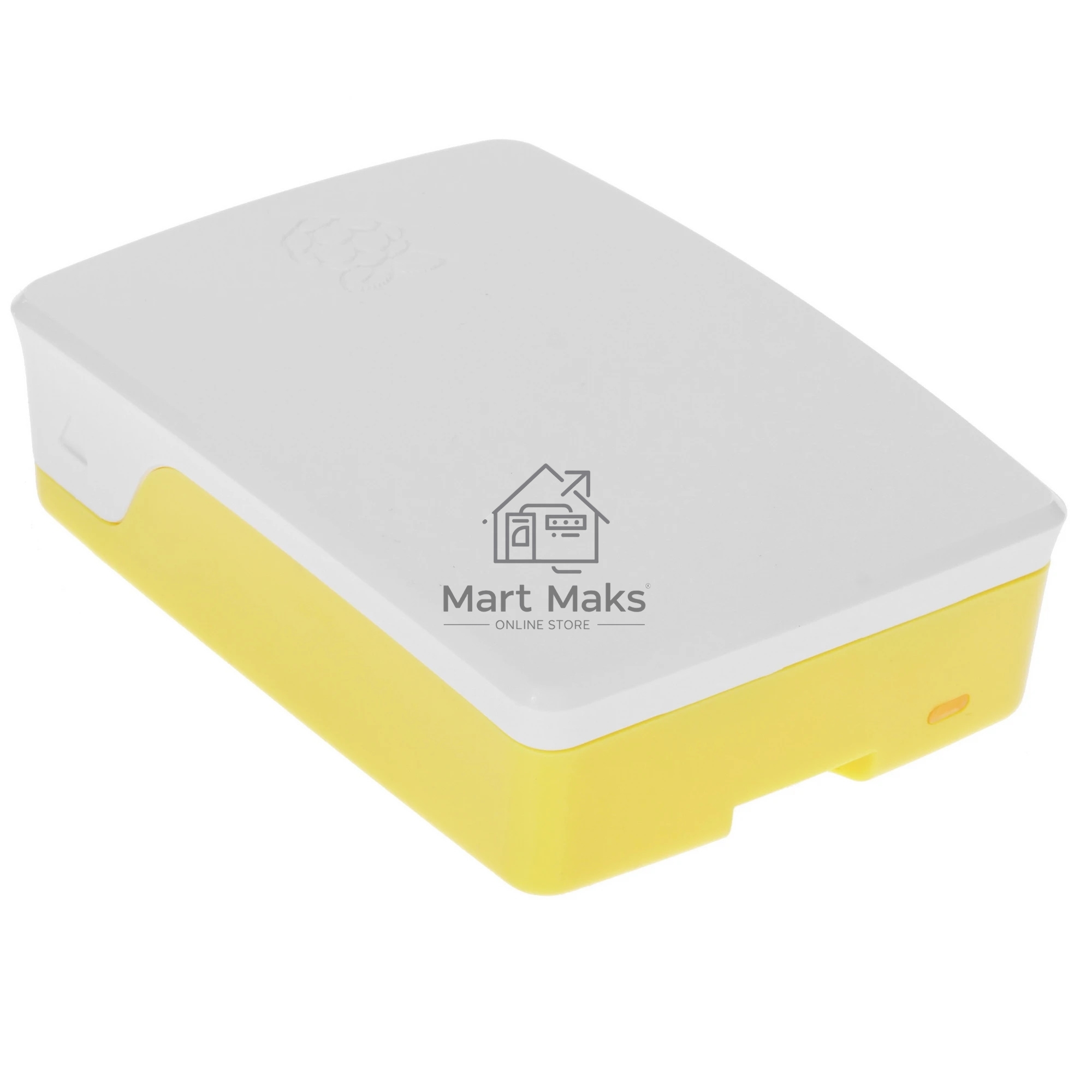 Корпус Qumo ABS Plastic, Raspberry Pi 4, White+Yellow(RS032)