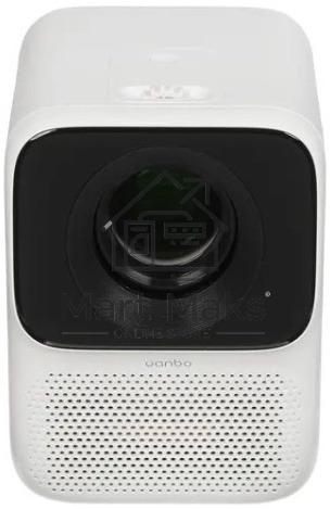 Проектор Wanbo Projector T2 max белый (LCD, 1920x1080, 450Lm, 1.2:1, 3000:1, Smart TV, Android 9.0, 1+16GB, HDMI, USB, Wi-Fi, BT) (6970885350382)