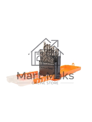 Набор сверл по металлу PATRIOT, HSS, 19 шт №2: 1,0-10,0 мм, в пластиковом боксе