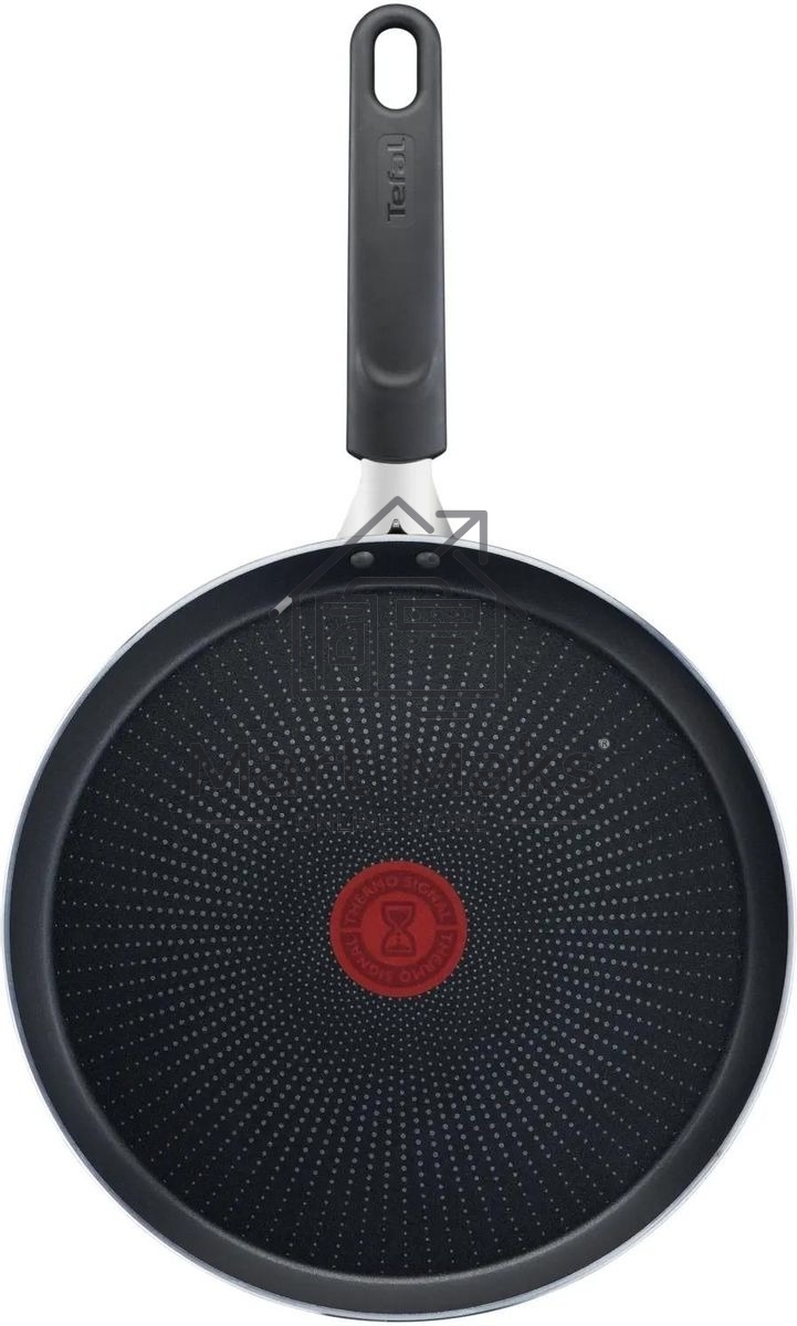 Сковорода блинная Tefal Force 4218522 круглая 22см покрытие: антипригарное ручка несъемная (без крышки) черный (9100048318)