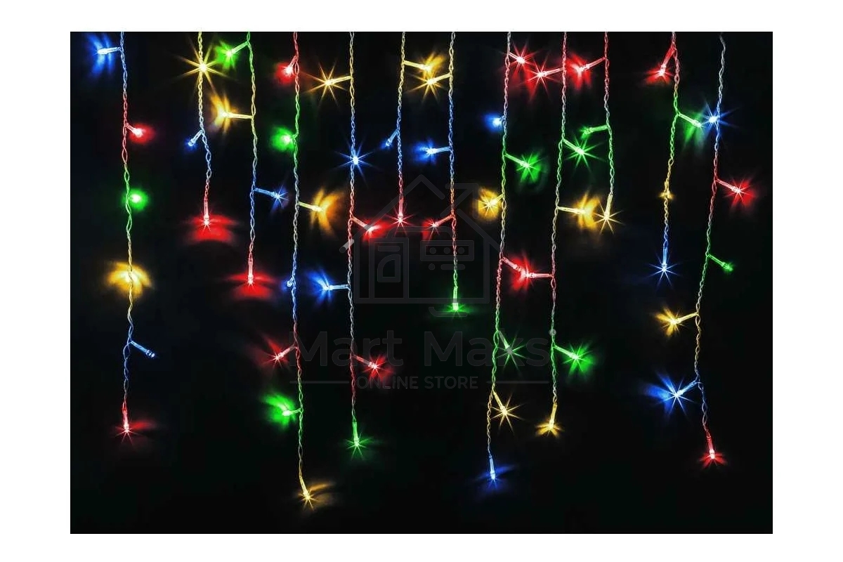 Гирлянда Navigator NGF-D029-01 (бахрома RGBY 240 4.7х0.6м IP44 BL)