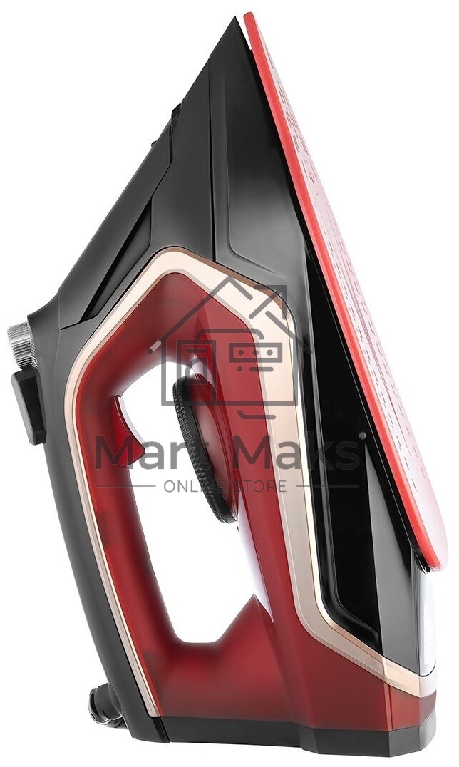 Утюг Centek CT-2313 RED 2600 Вт керамическая подошва, 350мл, паровой удар, самоочистка, капля-стоп