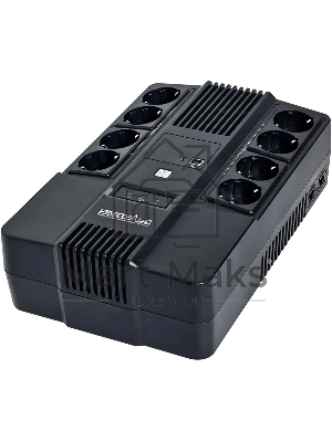 Источник бесперебойного питания Импульс ИБП ИМПУЛЬС МАСТЕР 1000, 1000ВА/600Вт, LED, USB, RJ11/RJ45, SCHUKOx8