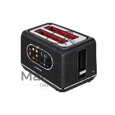 Тостер MAUNFELD MFT-7001BK чёрный, 930 Вт, 2 слота