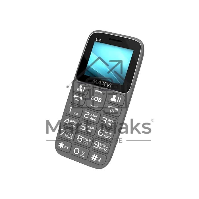 Мобильный телефон Maxvi B110 grey