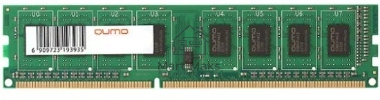 Оперативная память Qumo, DDR3, 4GB (1x4 GB), 1600 MHz, CL11, DIMM