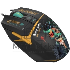 Мышь проводная A4Tech Bloody W63 Max Renegade черный, 12000 dpi, USB, кнопки - 7
