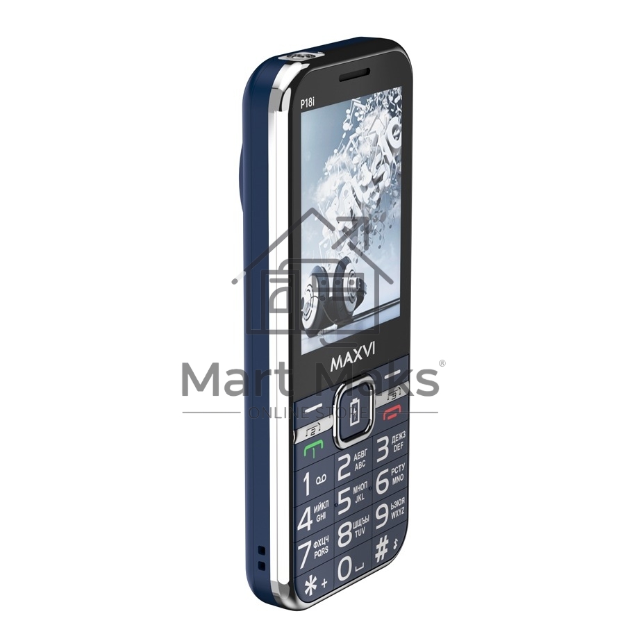 Мобильный телефон Maxvi P18i синий