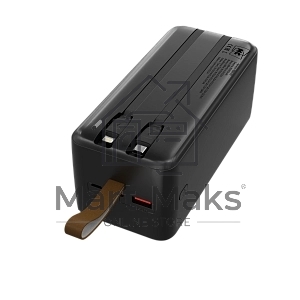 Внешний аккумулятор MORE CHOICE (4620202552853) PB59-50 50000mAh 1USB+1Type-C+1micro-USB 3.0A, черный