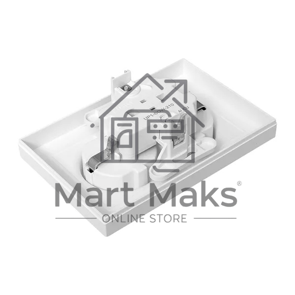 Розетка 2-м EKF UP1-SOW-210 СП Эпика 16А с заземл. без защ. шторок с рамкой механизм бел.